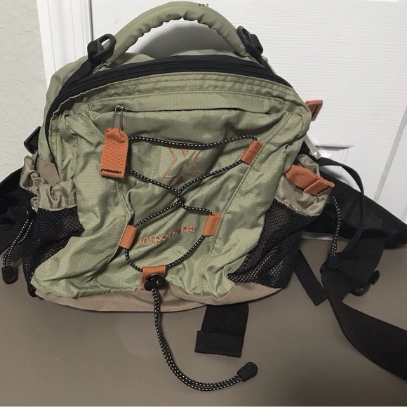 Coleman Other - Coleman Exponent Hiking Waist Pack Bag 2 Bottles Adjustable Padded Green